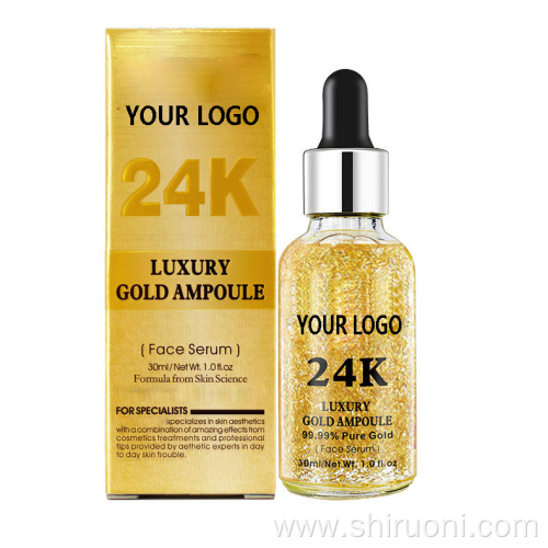 Organic Anti aging Face 24K Gold Serum